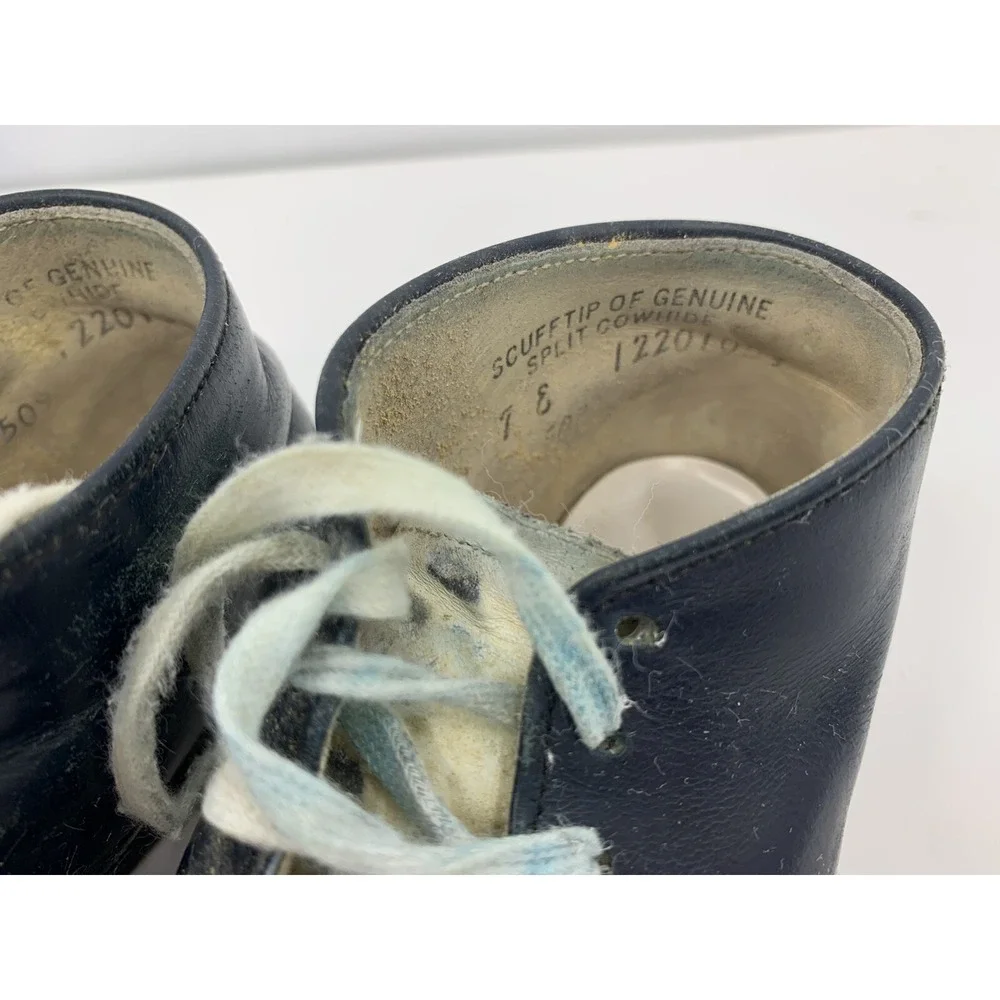 Vintage Children's Baby Walking Ankle Shoes Foot Traits Size 7.5 Original Box